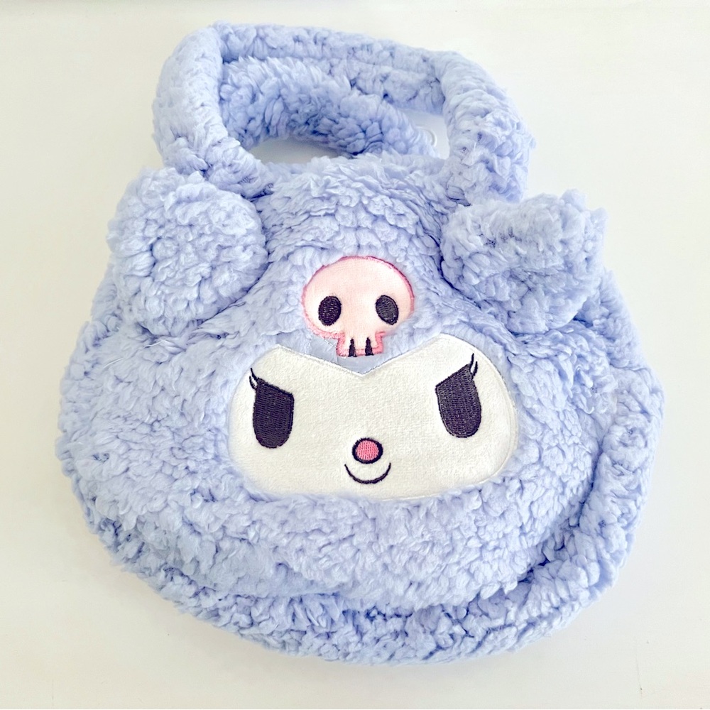 NEW Sanrio Kuromi Lilac Plush Kids Bag